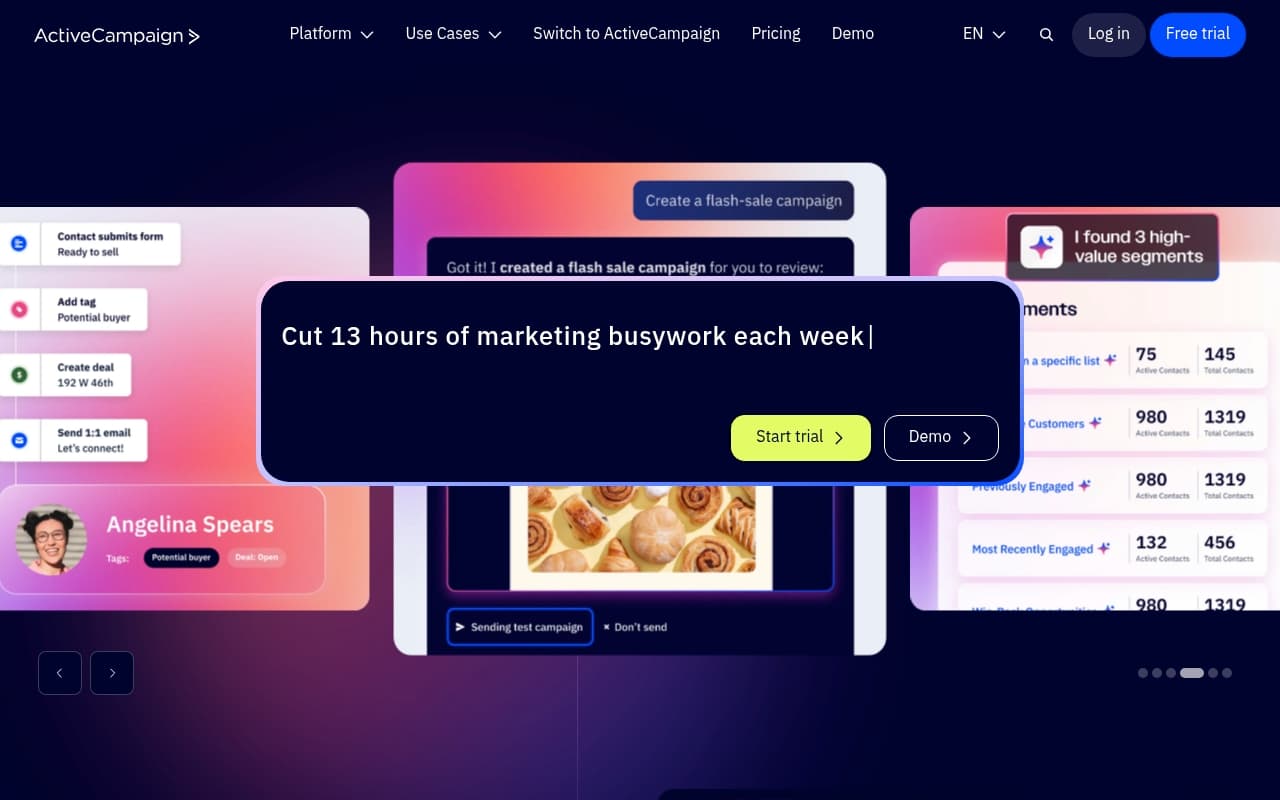 ActiveCampaign screenshot