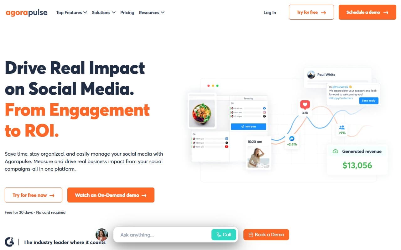 Agorapulse screenshot