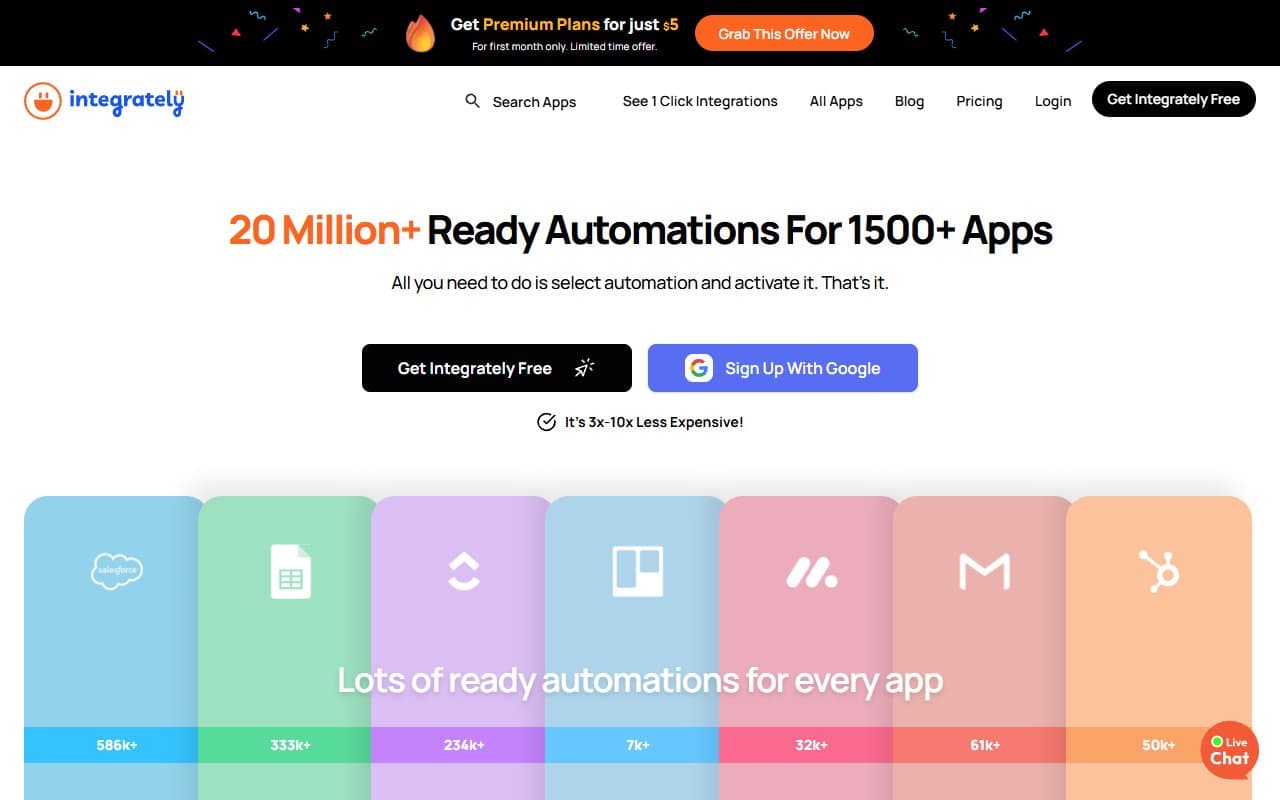 Integrately screenshot