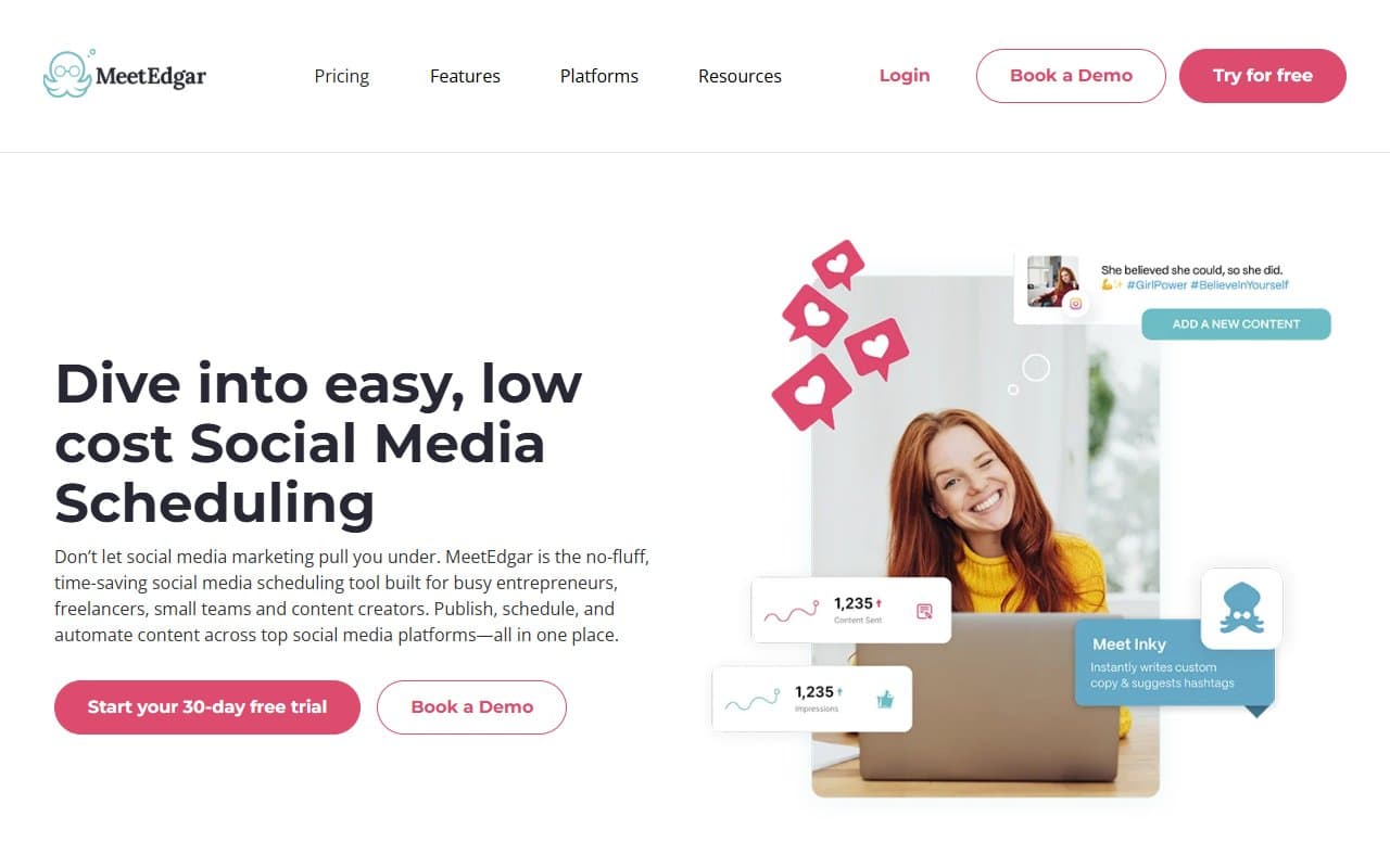 MeetEdgar screenshot