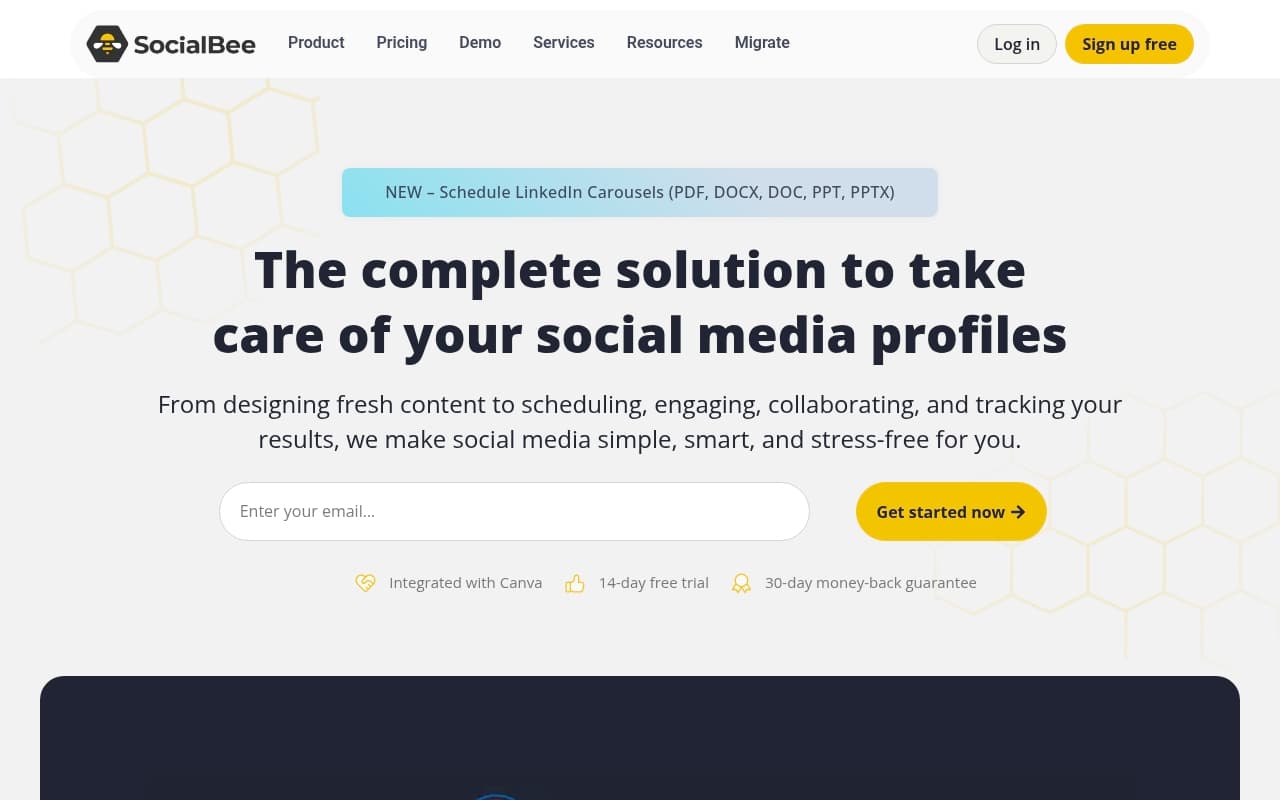 SocialBee screenshot