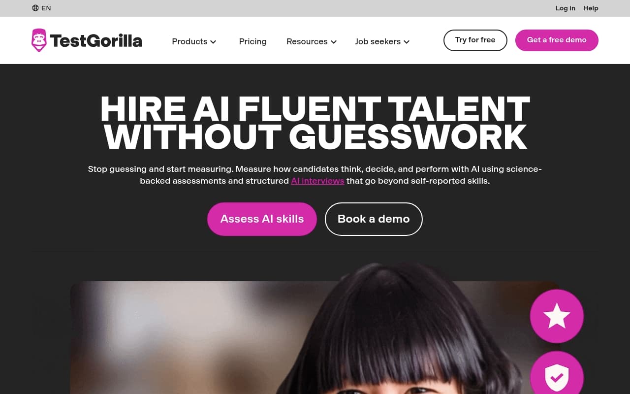 TestGorilla screenshot