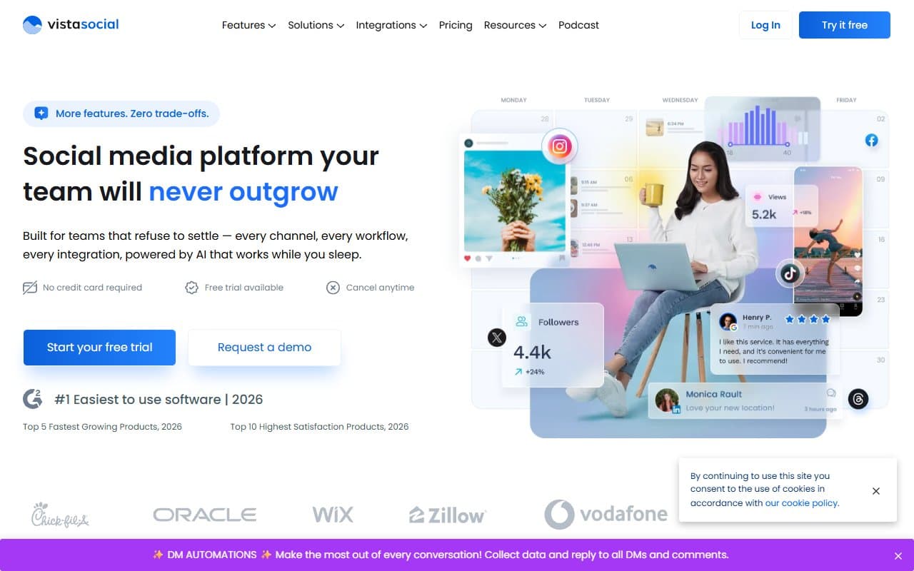 Vista Social screenshot