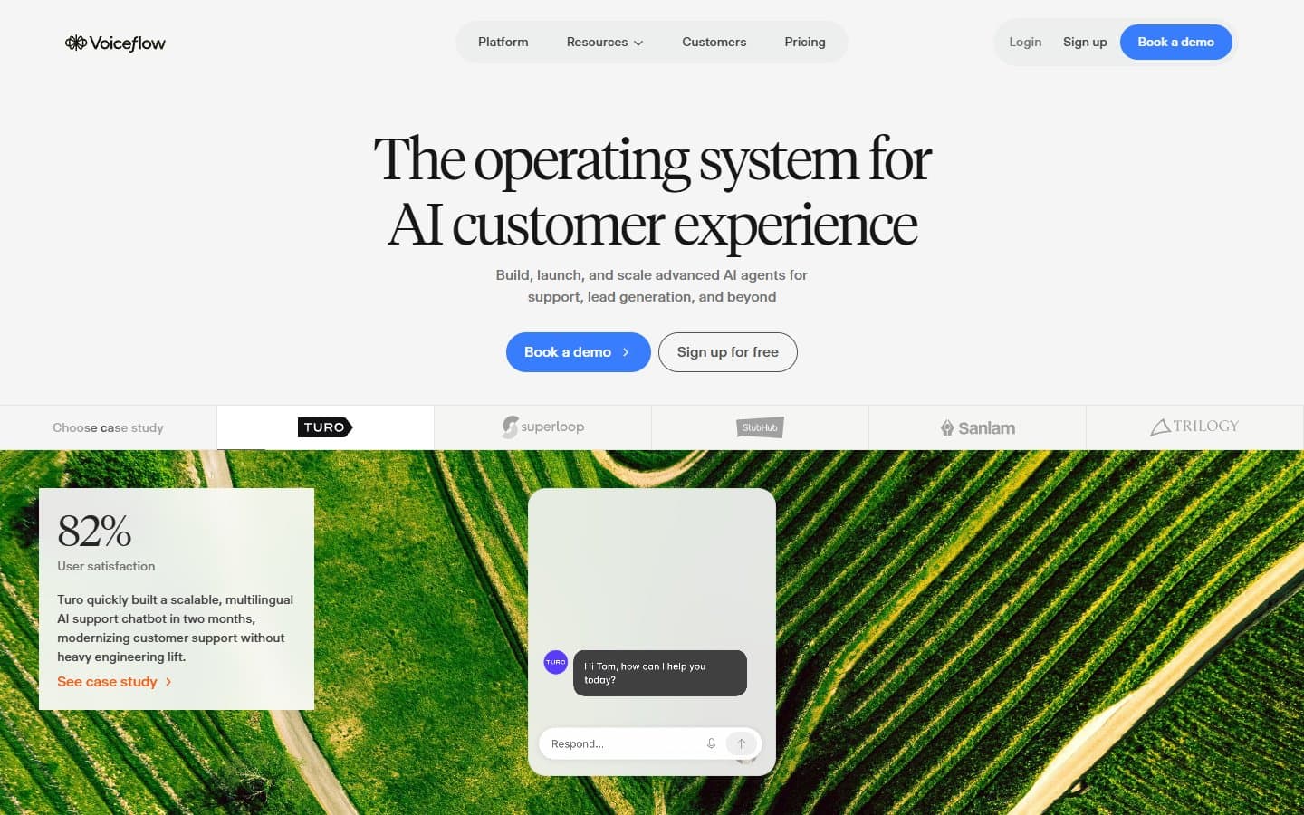 Voiceflow screenshot